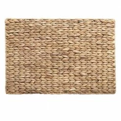 Garden Terrace Rectangle Placematts s/4, 19.5x13.5, Water Hyacinth by Artland -Table Linens Shop beige cream artland placemats 60208b c3 1000