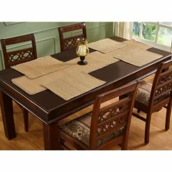 Element Border Lt Beige Placemats by Better Trends -Table Linens Shop beige cream better trends placemats ss pljb1319lbe c3 1000