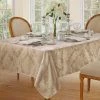 60 in. W x 120 in. L Beige Barcelona Damask Fabric Tablecloth by Elrene -Table Linens Shop beige cream elrene tablecloths 21037bge 64 1000