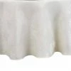 70 in. Round Ivory Elegant Woven Leaves Jacquard Damask Tablecloth by Elrene -Table Linens Shop beige cream elrene tablecloths 91081ivr 64 1000