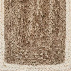 Toned Bleach/Natural 19 in. x 13 in. Organic Jute Placemat (Set of 4) by LR Home -Table Linens Shop beige cream lr home placemats natur04194tbl1117 4f 1000