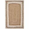 Toned Bleach/Natural 19 in. x 13 in. Organic Jute Placemat (Set of 4) by LR Home -Table Linens Shop beige cream lr home placemats natur04194tbl1117 64 1000