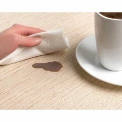 Easy Care Strings/Oval 17 in. x 12 in. Pearl Vinyl Placemats (Set of 6) by DASCO -Table Linens Shop beige cream placemats hd22 007 31 1000