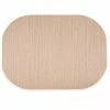 Easy Care Strings/Oval 17 in. x 12 in. Pearl Vinyl Placemats (Set of 6) by DASCO