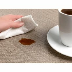 Easy Care Burlap/Rectangle 17 in. x 12 in. Camel Vinyl Placemats (Set of 6) by DASCO 17 Easy Care Burlap/Rectangle 17 in. x 12 in. Camel Vinyl Placemats (Set of 6) by DASCO -Table Linens Shop beige cream placemats hd22 013 31 1000