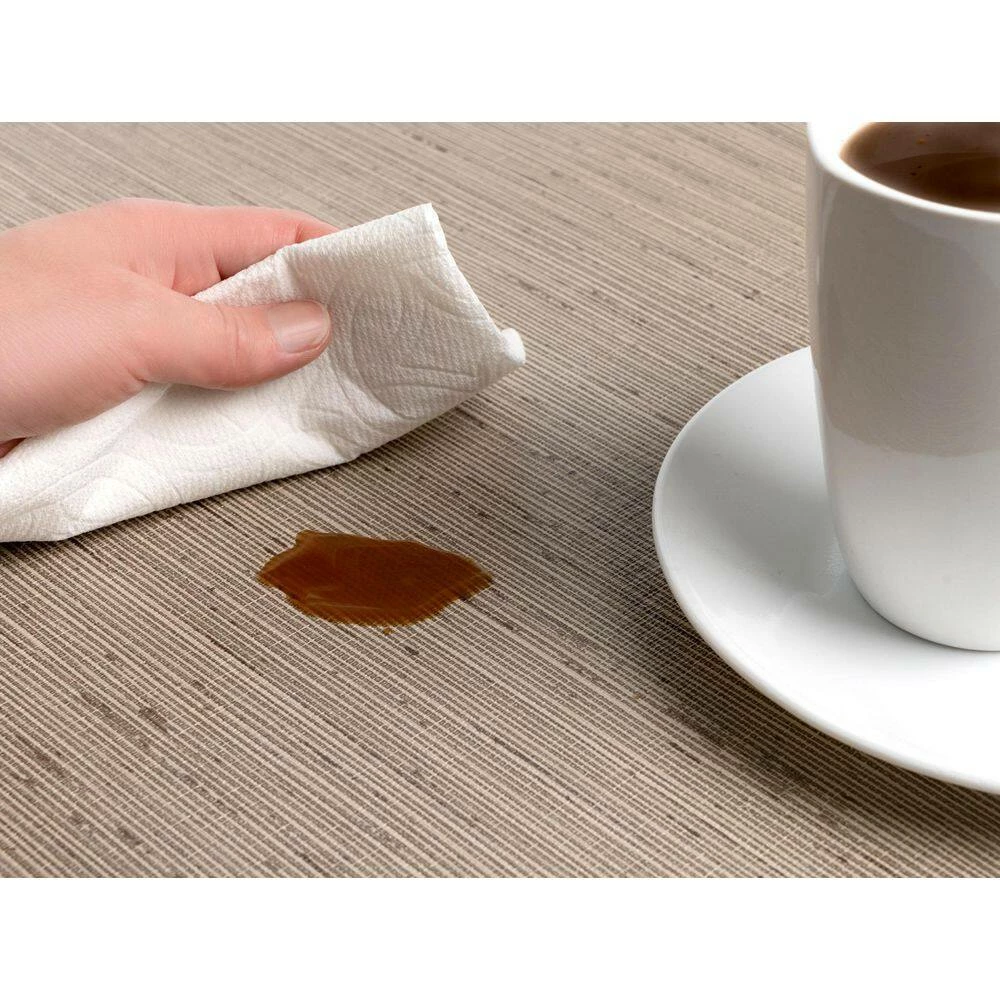 Easy Care Burlap/Rectangle 17 in. x 12 in. Camel Vinyl Placemats (Set of 6) by DASCO 10 Easy Care Burlap/Rectangle 17 in. x 12 in. Camel Vinyl Placemats (Set of 6) by DASCO - Image 8