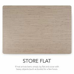 Easy Care Burlap/Rectangle 17 in. x 12 in. Camel Vinyl Placemats (Set of 6) by DASCO 14 Easy Care Burlap/Rectangle 17 in. x 12 in. Camel Vinyl Placemats (Set of 6) by DASCO -Table Linens Shop beige cream placemats hd22 013 44 1000