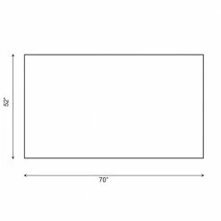 52 in. x 70 in. Rectangle Natural, Beige/Cream Solid Color 100% Pure Linen Washable Tablecloth by DEERLUX -Table Linens Shop beige cream tablecloths qi003989 5270 nc 44 1000