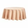 Harper 70 in. W x 70 in. L Beige Solid Polyester Tablecloth by TOWN & COUNTRY LIVING