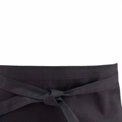 Server's 4 Pocket Denim Half Apron, Black by ASD Living -Table Linens Shop blacks asd living aprons 03 011 4f 1000