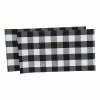 Franklin Black Table Runner by C&F HOME
