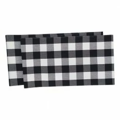 Franklin Black Table Runner by C&F HOME