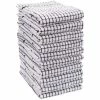 Set of 10 Grid Terry Kitchen Towels, 20 x 30 in., 100% Cotton, Ultra Absorbent Terry Dish Towels, Black by KAF HOME 2 Set of 10 Grid Terry Kitchen Towels, 20 x 30 in., 100% Cotton, Ultra Absorbent Terry Dish Towels, Black by KAF HOME -Table Linens Shop blacks kitchen towels tr kt 2030 grd bk s10 64 1000