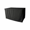 48 in. L x 24 in. W x 30 in. H Black Polyester Poplin Fitted Tablecloth by LA Linen 2 48 in. L x 24 in. W x 30 in. H Black Polyester Poplin Fitted Tablecloth by LA Linen -Table Linens Shop blacks la linen tablecloths tcpop fit 48x24x30 blackp24 64 1000