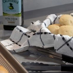 Value Basics Terry Solid and Check Cotton Kitchen Towel Set (Set of 16) by RITZ 11 Value Basics Terry Solid and Check Cotton Kitchen Towel Set (Set of 16) by RITZ -Table Linens Shop blacks ritz kitchen towels 80114 1f 1000