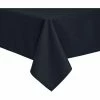 54 in. x102 in. Black Linen Look and Waterproof Tablecloth for Picnic Table by Pro Space -Table Linens Shop blacks tablecloths tbc54102bl 64 1000