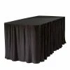 6 ft. Black Table Cloth Made for Folding Tables by The Folding Table Cloth 2 6 ft. Black Table Cloth Made for Folding Tables by The Folding Table Cloth -Table Linens Shop blacks the folding table cloth tablecloths 3072blk 64 1000