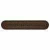 Black & Tan 13 in. W x 72 in. L Oval JuteTable Runner by VHC Brands