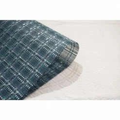 Checkers Blue Placemat (Set of 4) by Dainty Home -Table Linens Shop blues dainty home placemats 4ch1319bl 4f 1000