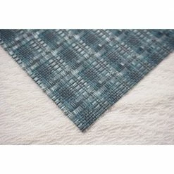 Checkers Blue Placemat (Set of 4) by Dainty Home -Table Linens Shop blues dainty home placemats 4ch1319bl c3 1000