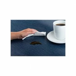 Easy Care Ocean/Oval 17 in. x 12 in. Cobalt Vinyl Placemats (Set of 6) by DASCO -Table Linens Shop blues dasco placemats hd22 003 44 1000