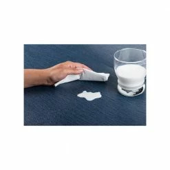 Easy Care Ocean/Oval 17 in. x 12 in. Cobalt Vinyl Placemats (Set of 6) by DASCO -Table Linens Shop blues dasco placemats hd22 003 fa 1000