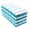 Piedmont Terry Kitchen Towels, Teal, 100% Cotton, 16 x 26 in. Absorbent Terry Dish Towels, Set of 8 by KAF HOME