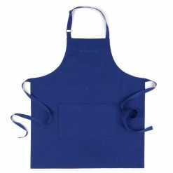 Solid Dyed Cobalt Blue 32 in. L x 28 in. W Cotton Twill Apron by KitchenAid