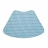 Fishnet 19 in. x 13 in. Niagara Blue PVC Covered Jute Wedge Placemat (Set of 6) by Kraftware