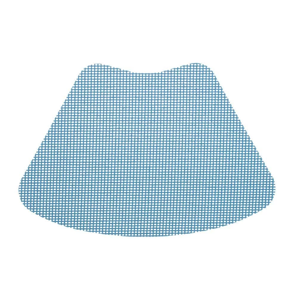 Fishnet 19 in. x 13 in. Niagara Blue PVC Covered Jute Wedge Placemat (Set of 6) by Kraftware 3 Fishnet 19 in. x 13 in. Niagara Blue PVC Covered Jute Wedge Placemat (Set of 6) by Kraftware