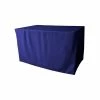 48 in. L x 30 in. W x 30 in. H Royal Blue Polyester Poplin Fitted Tablecloth by LA Linen -Table Linens Shop blues la linen tablecloths tcpop fit 48x30x30 royalp50 64 1000