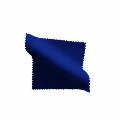 90 in. x 156 in. Royal Blue Solid Polyester Poplin Rectangular Tablecloth by LA Linen