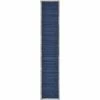 Bordered 16 in. W x 80 in. L Indigo Blue Cotton Loomed Solid Table Runner by LR Home -Table Linens Shop blues lr home table runners table18017ind1468 64 1000