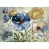 Floral 18 in. x 13 in. Blues Polypropylene Placemats (Set of 6) by Morgan Home -Table Linens Shop blues morgan home placemats m640254 64 1000