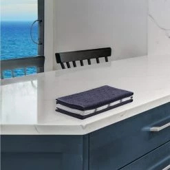 Cotton Classics 100% Cotton Navy/White Stripe Kitchen Towel (Set of 3) by Nautica -Table Linens Shop blues nautica kitchen towels nan012448 31 1000