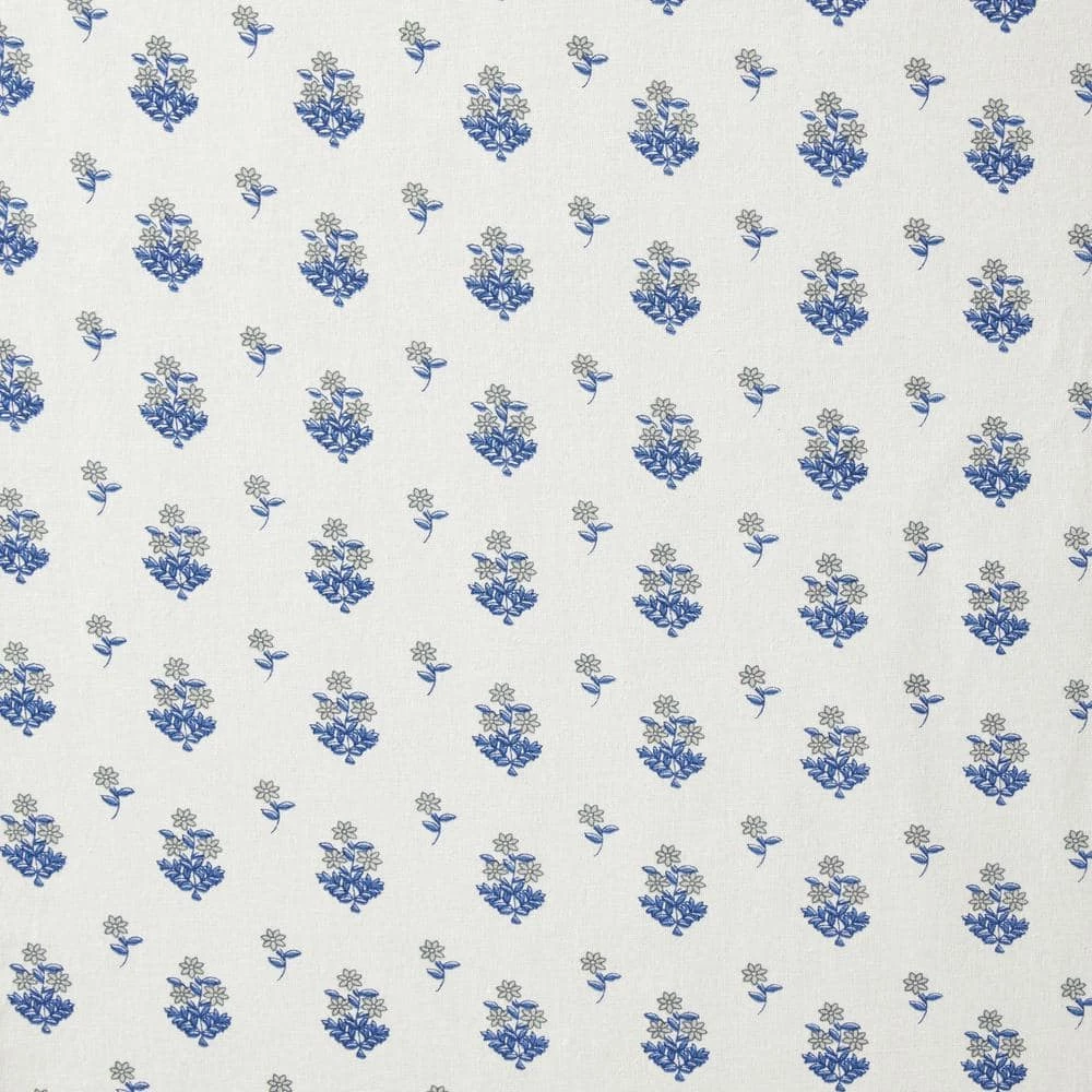 Victorian Floral 14 in. x 20 in. Blue Cotton Placemats by The Company Store 5 Victorian Floral 14 in. x 20 in. Blue Cotton Placemats by The Company Store - Image 3