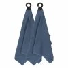 Hook and Hang Federal Blue Woven Cotton Pattern Kitchen Towel (Set of 2) by RITZ -Table Linens Shop blues ritz kitchen towels 84124 64 1000