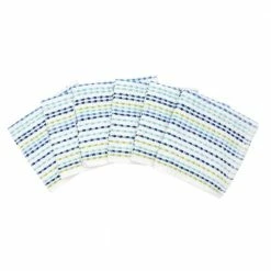 Cool Multicolor Pebble Cotton Bar Mop Dish Cloth Set of 6 by RITZ