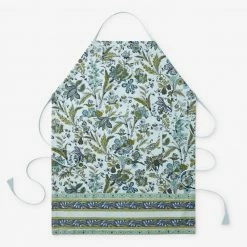Autumn Garden Jacobean Blue Apron by The Company Store