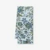 Autumn Garden Jacobean Blue Floral Cotton Kitchen Towel by The Company Store