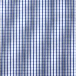 Gingham and Stripe Yarn-Dyed Blue Cotton Placemats (Set of 4) by The Company Store -Table Linens Shop blues the company store placemats 80037c os blue c3 1000