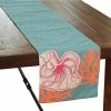 Sea Life 13.5 in. x 72 in. Blue Applique Octopus With Print Coral Coastal Table Runner by Xia Home Fashions -Table Linens Shop blues xia home fashions table runners xd151381372 64 1000