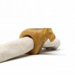 African Carved Brown Mahogany Lion Napkin Rings 6 in. W x 5 in. H by Global Crafts -Table Linens Shop browns tans cloth napkins napkin rings kwf012 l gwh c3 1000