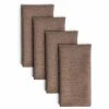 Somers 20 in. W 20 in. H Brown Solid Polyester Napkins (Set of 4) by Town & Country Living -Table Linens Shop browns tans cloth napkins napkin rings n4006380tdeca1 264 64 1000