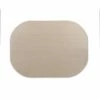 Easy Care Beachy/Oval 17 in. x 12 in. Tan Vinyl Placemats (Set of 6) by DASCO -Table Linens Shop browns tans dasco placemats hd22 001 64 1000