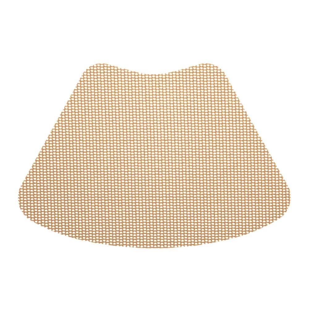 Fishnet 19 in. x 13 in. Camel PVC Covered Jute Wedge Placemat (Set of 6) by Kraftware 3 Fishnet 19 in. x 13 in. Camel PVC Covered Jute Wedge Placemat (Set of 6) by Kraftware