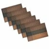 EveryTable 18 in. x 12 in. Coffee & Black Bamboo PVC Placemat (Set of 6) by Kraftware 2 EveryTable 18 in. x 12 in. Coffee & Black Bamboo PVC Placemat (Set of 6) by Kraftware -Table Linens Shop browns tans kraftware placemats 44647 64 1000