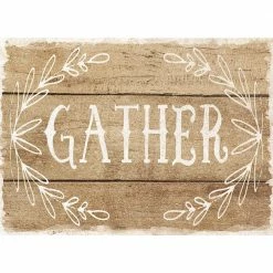 MHF Home Gather Brown 18 in. W x 13 in. L Polypropylene Placemat Set (4-Pack) by Morgan Home