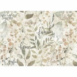 Family Taupe Placemat Set (4-Pack) by Morgan Home