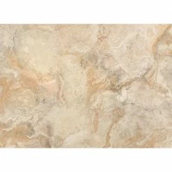Taupe Traventine Marble 18 in. W x 13 in. L Polypropylene Placemat Set (4-Pack) by Morgan Home